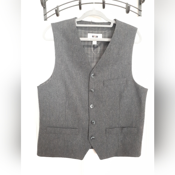 Unisex tweed vest - Picture 2 of 3